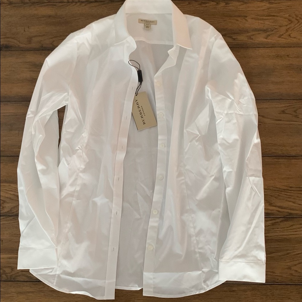 Burberry Women's Button Down Dress Shirt Size 12